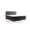 4262413691787-5 Möbel Punkt Boxspringbett RIO mit Bettkasten, ca. 180 x 200 cm – Schwarz