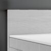 Möbel Punkt Boxspringbett PISA mit Bettkasten 180 x 200 cm Webstoff Grau Bett Bettkasten Topper