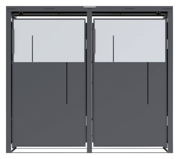 Westmann Mülltonnenbox Tonus anthrazit B/H/L: ca. 132x116x80 cm