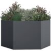 Westmann Hochbeet Varia anthrazit Metall B/H/L: ca. 100x52x100 cm