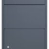 Westmann Briefkasten mit Paketbox Pollux anthrazit B/H/L: ca. 22x82x44 cm