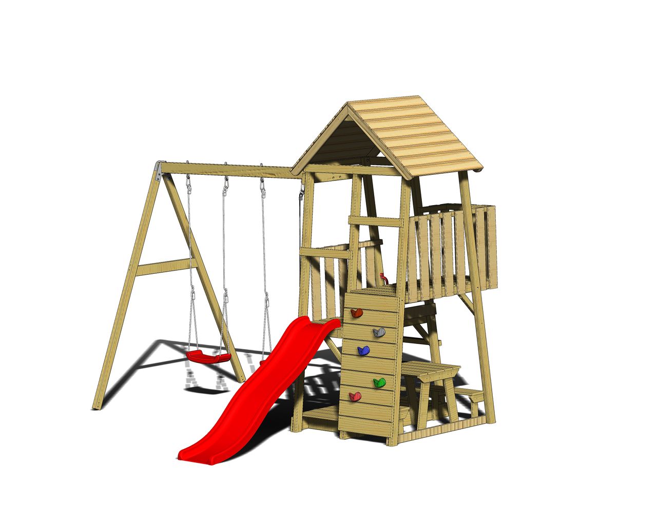50NRTH Wendi Toys Spielturm Flamingo