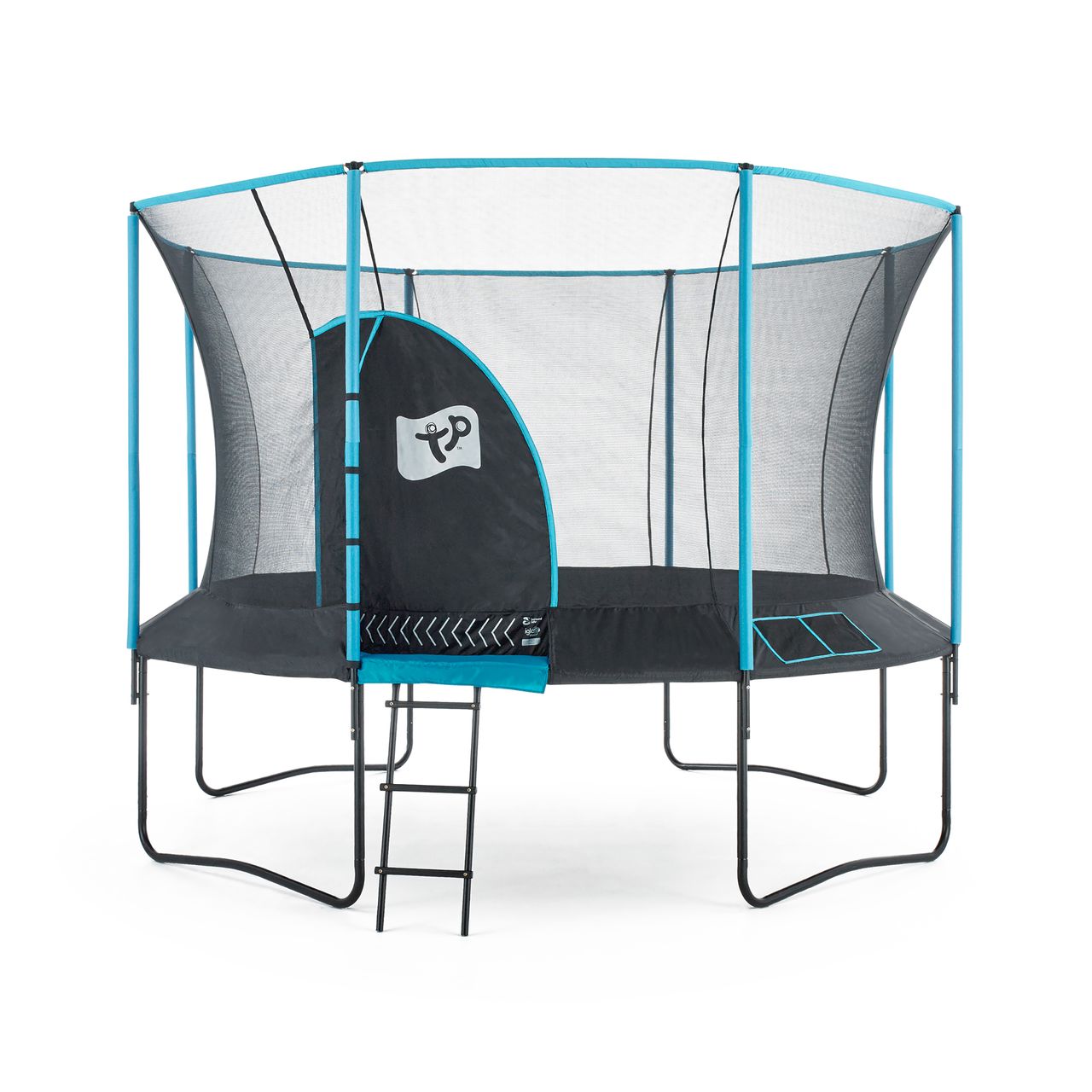 50NRTH TP Toys Genius 12 Trampolin blau/schwarz Ø366 cm
