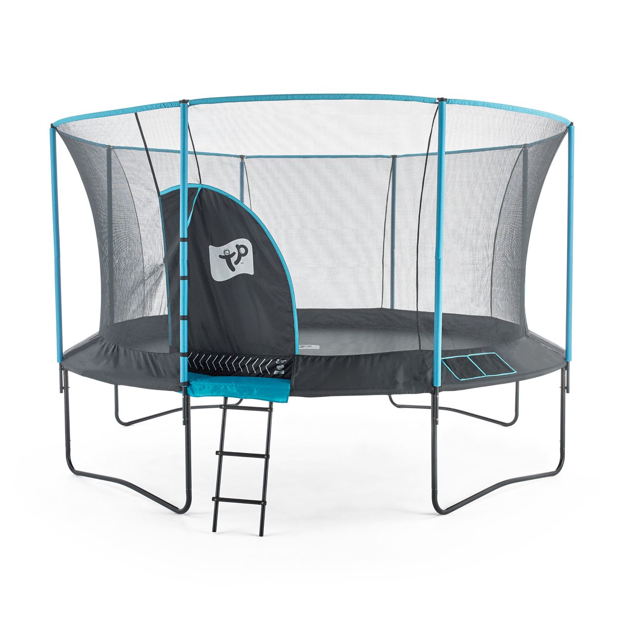 50NRTH TP Toys Genius 14 Trampolin blau/schwarz Ø427 cm