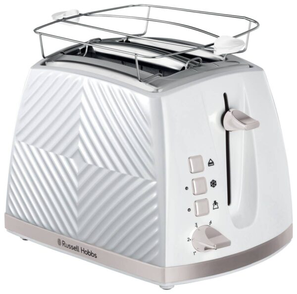 Russell Hobbs Toaster 26391-56 weiß Edelstahl Edelstahl B/H/T: ca. 37x22x18 cm Russell Hobbs Toaster 26391-56 weiß Edelstahl Edelstahl B/H/T: ca. 37x22x18 cm