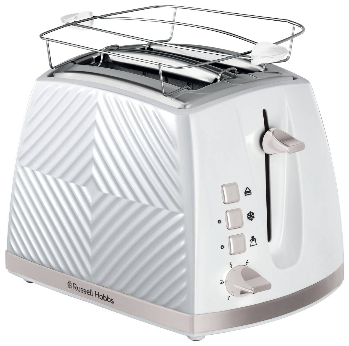 Russell Hobbs Toaster 26391-56 weiß Edelstahl Edelstahl B/H/T: ca. 37x22x18 cm