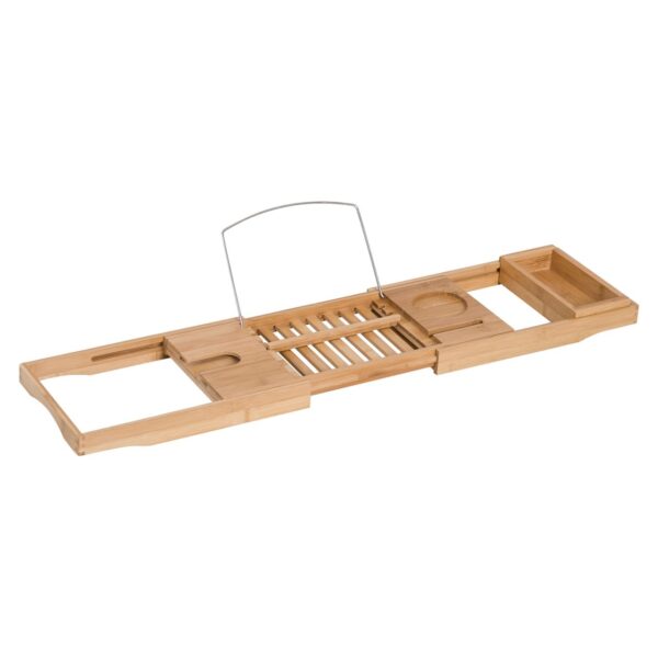 HOMCOM Badewannenauflage, Bambus, Natur
