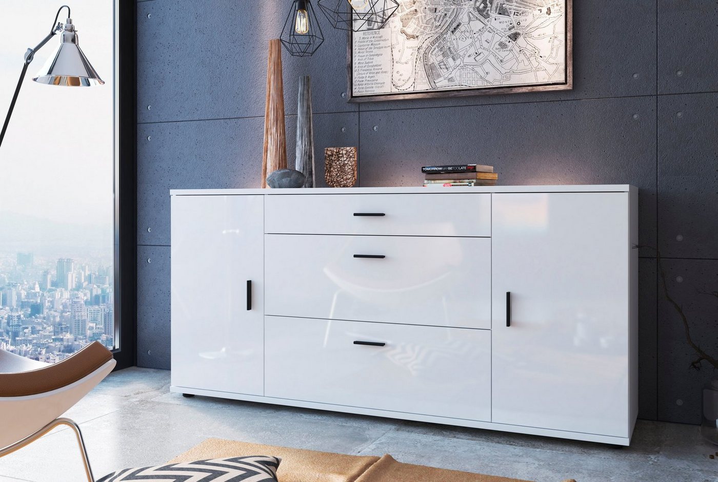 OTTO home Kommode Henley, Breite ca. 180 cm