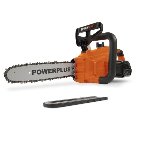 PowerPlus Dual Power Akku Kettensäge POWDPG7570 – 20V Säge, 300 mm Schwert für Einhand Bedienung