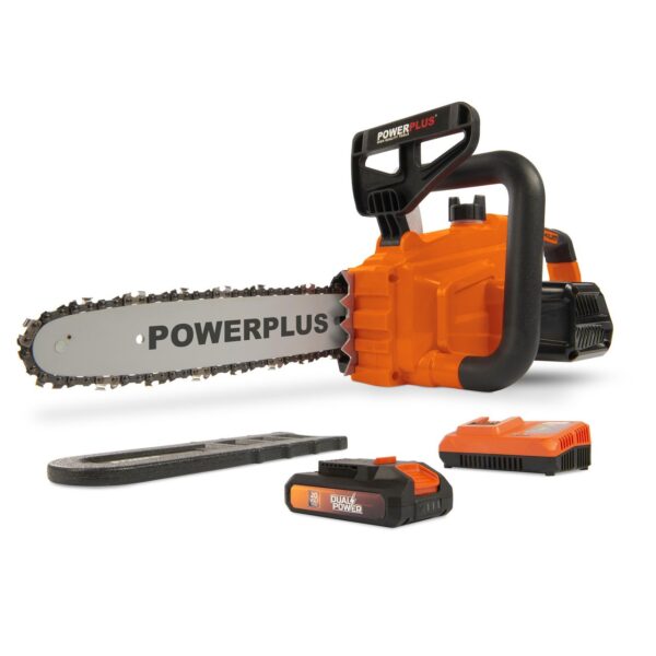 PowerPlus Akkukettensäge inkl. 20V Akku und Ladegerät POWDPGCSS1