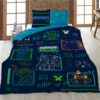 5407010073348-2 COFI 1453 Minecraft Bettwäsche 140x200 cm mit Kissenbezug