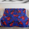 5407010076738-2 Spiderman Marvel Spiderman Kuscheldecke – Wohndecke für Kinder, 110×150 cm