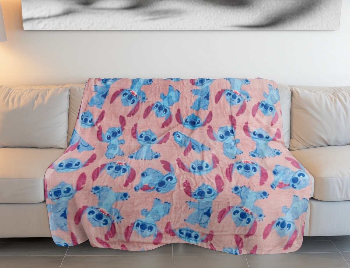 Disney Lilo & Stitch Wohndecke 180×200 cm – Flauschig Weich