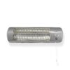 Nedis Badezimmer-Heizung grau Metall B/H/L: ca. 56x16x10 cm ca. 1200 W