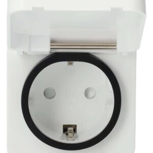 Nedis Smart-Stecker weiß grau Polycarbonat B/H/L: ca. 6x9,9x6 cm