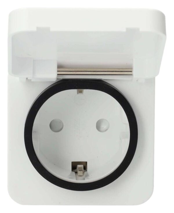 Nedis Smart-Stecker weiß grau Polycarbonat B/H/L: ca. 6x9,9x6 cm