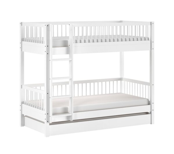5420070243773-1 vipack VIPACK – FAGUS weiß Etagenbett 90x200cm, inkl. Lattenrost u. Bettschublade, buche massiv