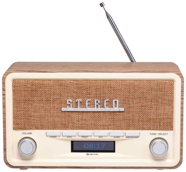 Denver DAB+ Radio DAB-18LW hellbeige