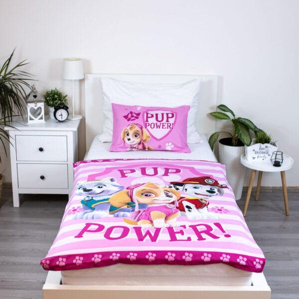 5710756052554-2 Paw Patrol Kinderbettwäsche – Set – Baumwolle 100x135 + 40x60 cm