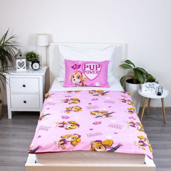 5710756052554-3 Paw Patrol Kinderbettwäsche – Set – Baumwolle 100x135 + 40x60 cm