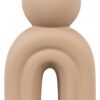 Kerzenhalter Candle braun Steinzeug B/H/L: ca. 6,5x17x10,5 cm Kerzenhalter Candle braun Steinzeug B/H/L: ca. 6,5x17x10,5 cm