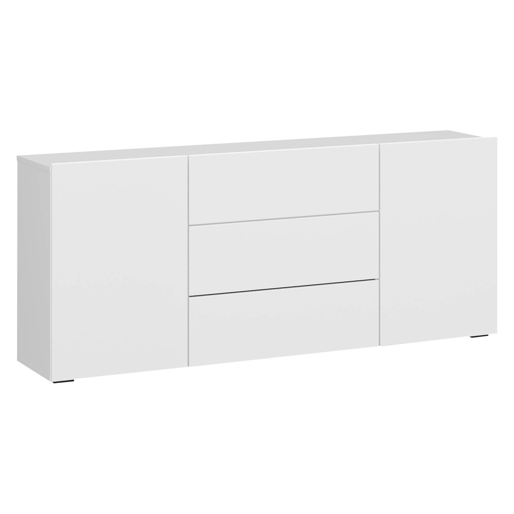 POCO Sideboard Otis weiß Hochglanz B/H/T: ca. 140x62x35 cm