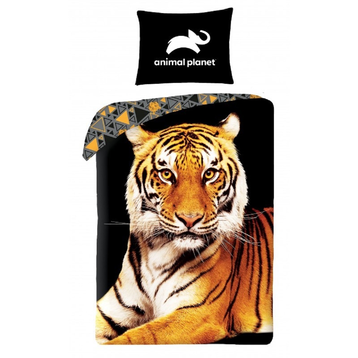 COFI 1453 Animal Planet Bettwäsche Set 140×200 cm aus Baumwolle mit 70×90 cm Kissen