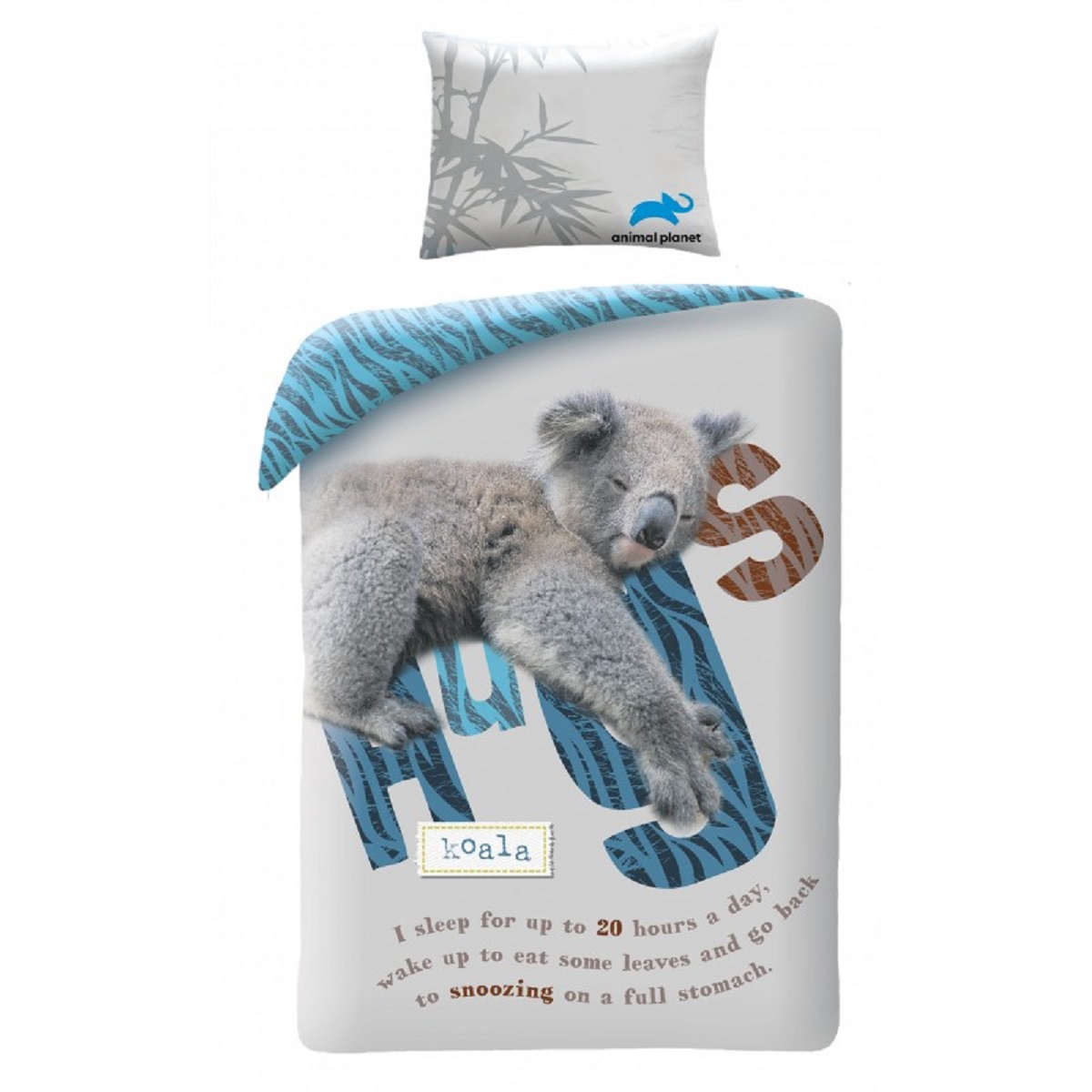 COFI 1453 Animal Planet Bettwäsche 140×200 cm + 70×90 cm Baumwolle
