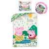 Peppa Pig Bettwäsche Set 140x200 cm Baumwolle mit 70x90 cm Kissen