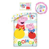 Peppa Pig Bettwäsche Set 140x200 cm mit 70x90 cm Kissenbezug