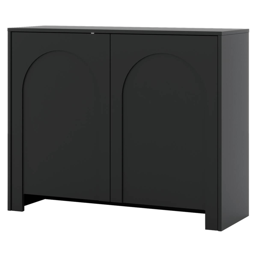 WIPMEB Kommode ARCO schwarz B/H/T: ca. 100x81x35 cm