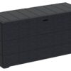 VCM Aufbewahrungsbox Durabox grau Kunststoff B/H/L: ca. 117x56x45 cm