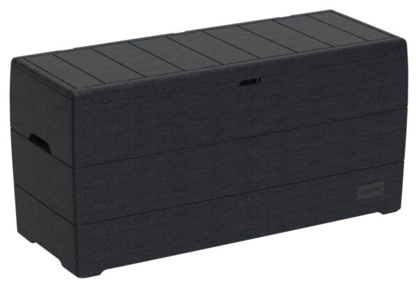 VCM Aufbewahrungsbox Durabox grau Kunststoff B/H/L: ca. 117x56x45 cm