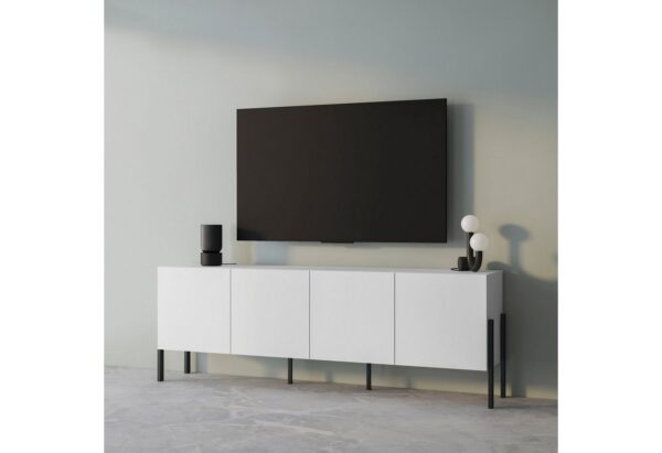 OTTO home Kommode Jukon,Breite 200 cm, moderne grifflose Kommode,4 Türen, Sideboard, Anrichte viel Stauraum, push-to-open-Funktion