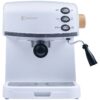 BERGNER Espressomaschine weiß Aluminium B/H/L: ca. 29,5x31x33,5 cm