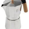 BERGNER Espressokocher COFFEE & TEA LOVERS weiß Silikon B/H/L: ca. 10x21x17 cm