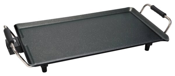 SWISS HOME Grillplatte SH-6629-S schwarz Aluminium B/H/L: ca. 27x11x52,5 cm
