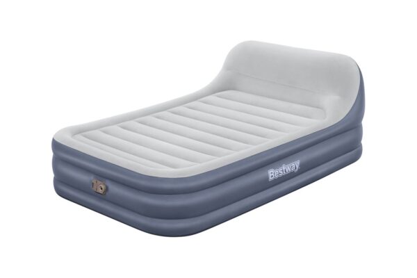 Bestway TriTech™ Gästebett Doppelluftbett SleekFlow™ mit Kopfteil integrierter Elektropumpe