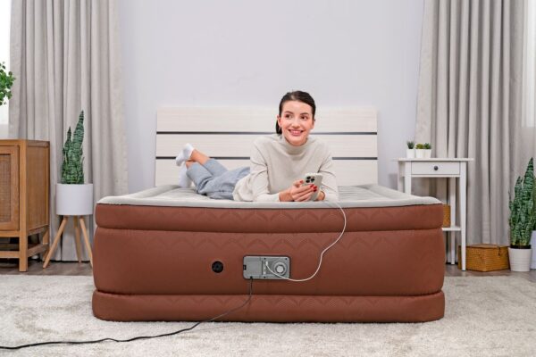 Bestway AlwayzAire® Fortech® Doppelluftbett mit Comfort Choice+™ Pumpe 203 x 152 x 51 cm