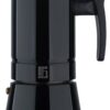 BERGNER Kaffeemaschine schwarz Edelstahl B/H/L: ca. 10,4x20,3x13,1 cm