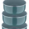BERGNER Topfset CLICK & COOK silber Aluminium 4 tlg.