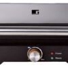 BERGNER Kontaktgrill silber Aluminium B/H/L: ca. 15,5x32x36,5 cm