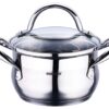 BERGNER Kasserolle GOURMET silber Edelstahl B/H/L/D: ca. 21,5x14x29,5x20 cm