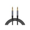 6956116773809-1 Joyroom Stereo – Audiokabel AUX 3, 5 mm Miniklinke 1, 2 m schwarz (SY – A08) AUX – Audio – Kabel