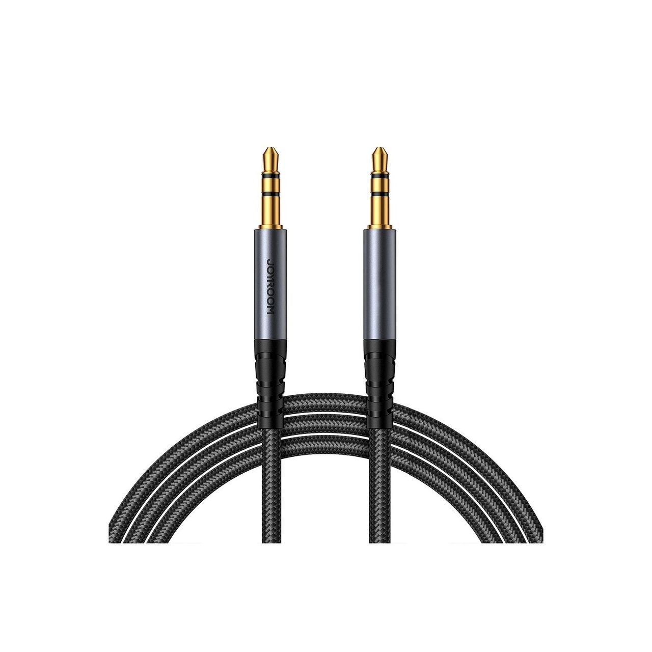 Joyroom Stereo – Audiokabel AUX 3, 5 mm Miniklinke 1, 2 m schwarz (SY – A08) AUX – Audio – Kabel
