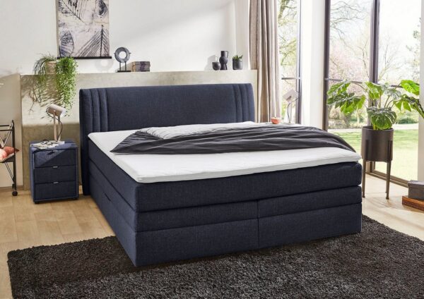 Jockenhöfer Gruppe Boxspringbett "Amira", mit Bettkasten und Topper, erhältlich in den Breiten 120,140 & 180cm