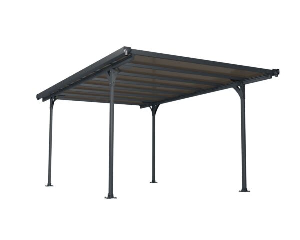 7290103123376-1 Canopia by Palram Palram – Canopia Aluminium Carport Verona 5000 grau 500x297x218 cm