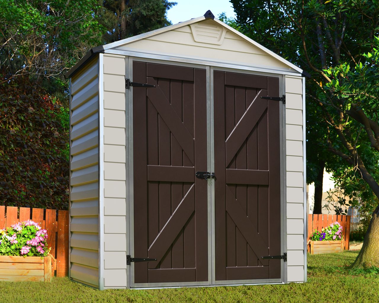 Canopia Gerätehaus Skylight 90, 2 x 185, 4cm Tan