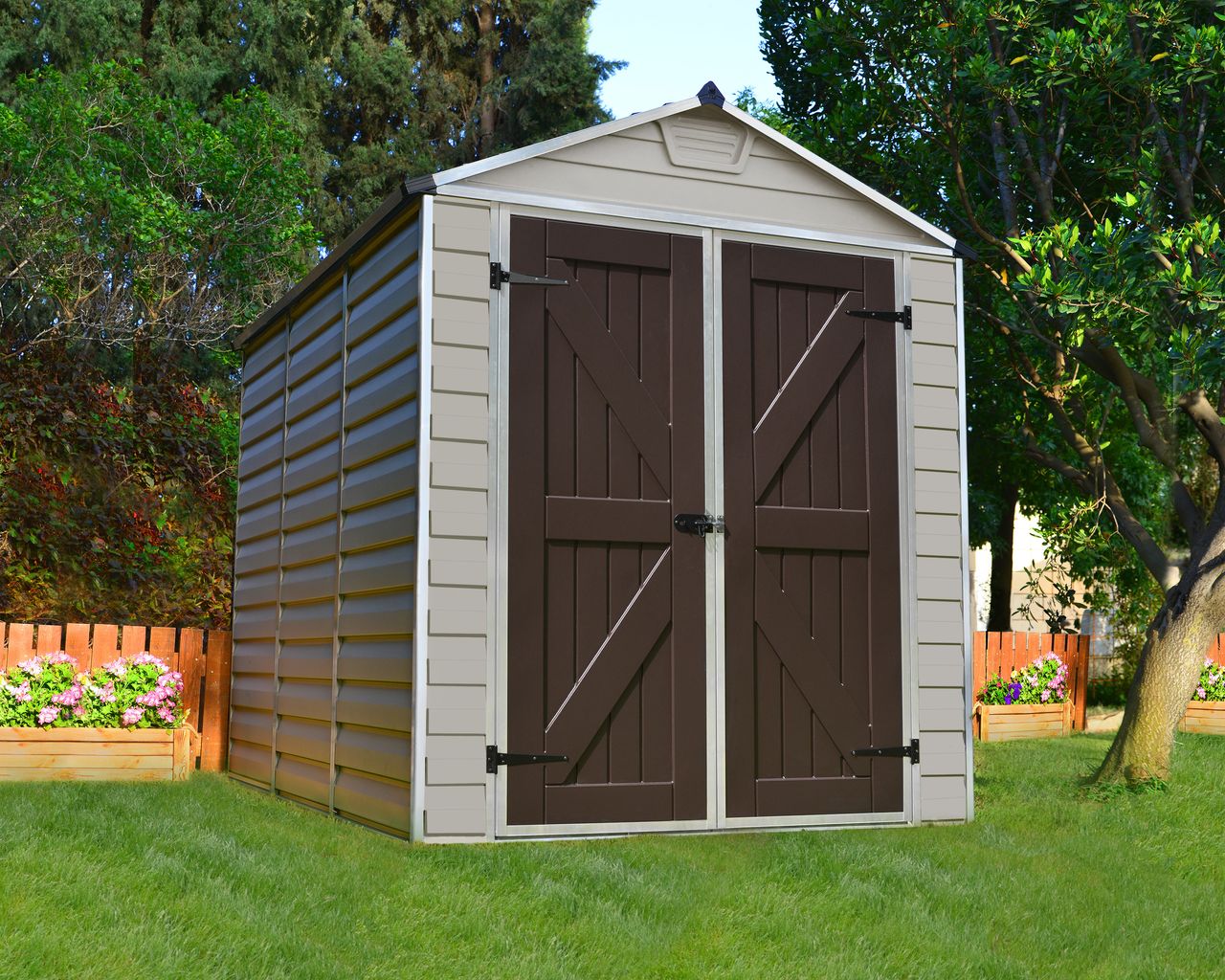 Canopia Gerätehaus Skylight 229 x 185, 4cm Tan