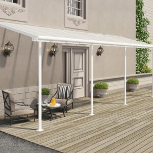 50NRTH Palram Terrassenüberdachung Sierra 230x670 cm weiss